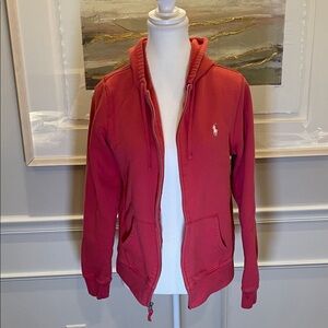 Ralph Lauren Sport Nantucket Red Hoodie With w/ White Pony
